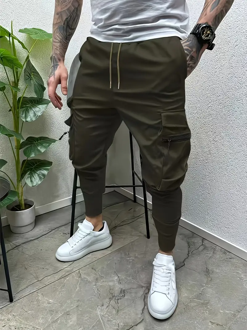 Calça Cargo Slim-Fit